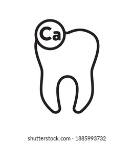 tooth isolated on white background