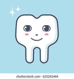 Tooth kid character.