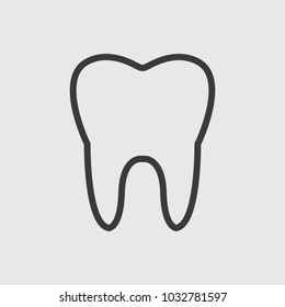 Tooth line icon