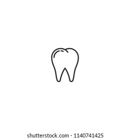 Tooth line icon