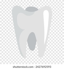 Icono de línea dental. Dentista, colmillo, caries, raíz, encía, boca, esmalte, mandíbula, relleno, médico, dentista, pasta, cepillo, nervio, hilo dental. Icono de línea vectorial para negocios y publicidad