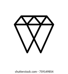Tooth line icon. High quality black outline logo for web site design and mobile apps. Vector illustration on a white background.