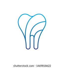 Tooth logo concept in colorful 3D style, Modern Dental Logo Design, Medical care logo, Creative Dentist Logo, Dental clinic