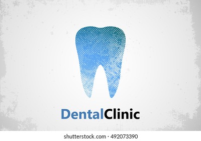 Tooth logo. Dental clinic design. Dental care