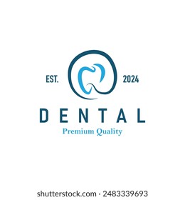 Tooth Logo Dental Health Care Brand Illustration