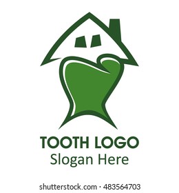 Tooth logo, dentist logo. 
