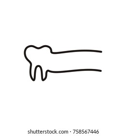 Tooth Logo Element For Dentistry
