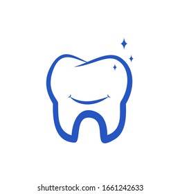 tooth logo, icon and illustration