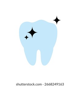 tooth  logo icon illustration flat