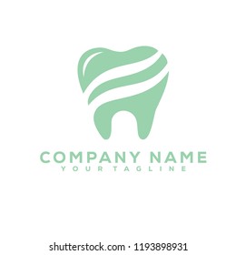 Tooth Medical Dental Mint Green Creative Luxury Icon Design Logo