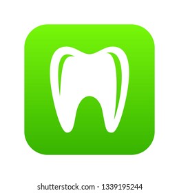 Tooth in mouth icon. Simple illustration of tooth in mouth vector icon for web