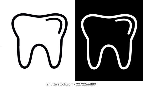 Tooth Outline Icon vector design 
