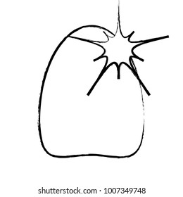 tooth with pain icon