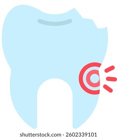 Tooth Pain Icon Element For Design