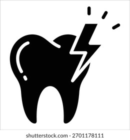 Tooth Pain Icon Element For Design