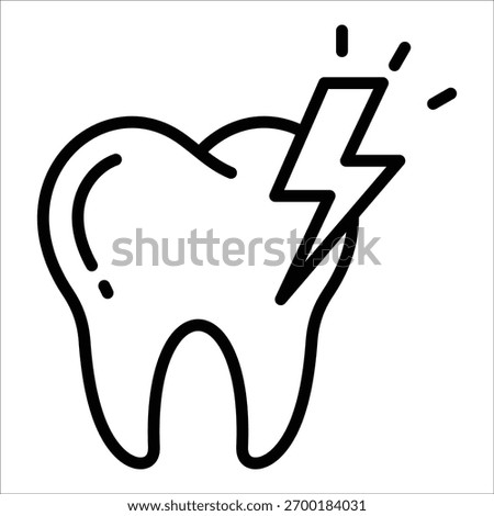 Tooth Pain Icon Element For Design