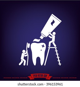 tooth paste brush people