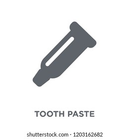 Tooth paste icon. Tooth paste design concept from Hygiene collection. Simple element vector illustration on white background.