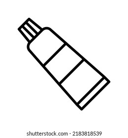 tooth paste icon vector design template simple and clean