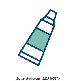 tooth paste icon vector design template in white background