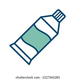 tooth paste icon vector design template in white background