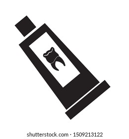 tooth paste tube icon vector illustration