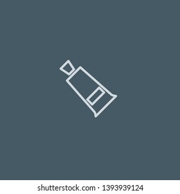 Tooth Paste vector icon. Tooth Paste concept stroke symbol design. Thin graphic elements vector illustration, outline pattern for your web site design, logo, UI. EPS 10.