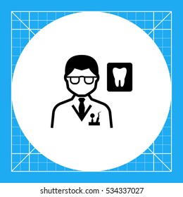 Tooth Picture and Dentist Icon