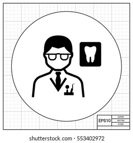 Tooth Picture and Dentist Icon