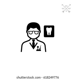 Tooth Picture and Dentist Icon