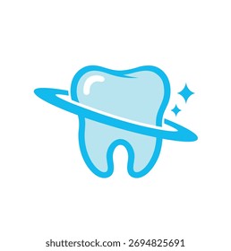 Tooth Planet Logo Vector Symbol Icon Design	
