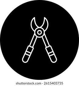 Tooth Pliers vector icon. Can be used for printing, mobile and web applications.