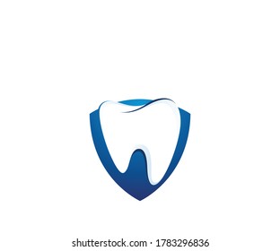 Plantilla de diseño del logotipo de protección dental