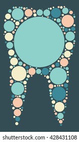 tooth shape design by color point