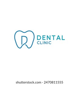 tooth shape logo for dental health company