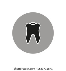 tooth tooth shaped vector icon