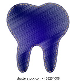Tooth sign illustration