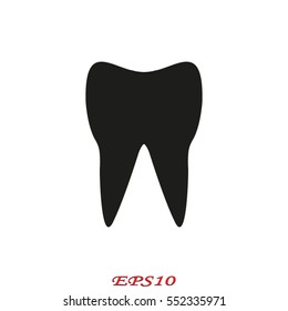 tooth, sign, symbol, vector illustration eps10