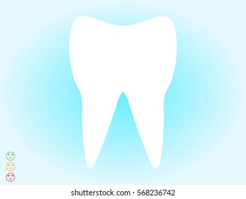 tooth, sign, symbol, vector illustration eps10