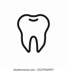 tooth stomatology icon sign vector