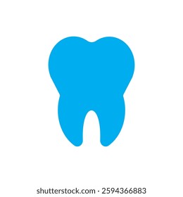 Tooth symbol icon. dental care. Oral hygiene sign. Dental clinic logo. Isolated dental health concept. Toothache pictogram. Vector illustration