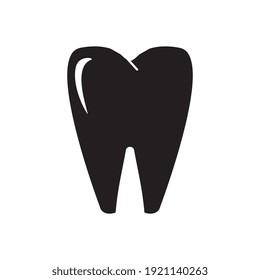 Tooth symbol, medical icon, pictogram