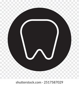 Tooth, teeth and dental, dental care icon symbol, vector illustration.