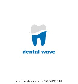 Inspiración en el diseño del logo de la ola dental