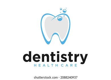 Tooth Teeth Dentist Dental dentistry with Stars logo design