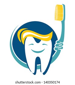 Tooth and toothbrush