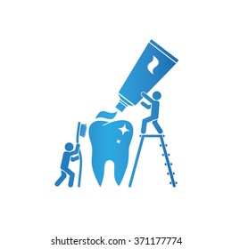 tooth, toothpaste, toothbrush and people