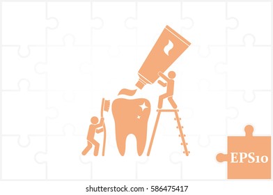 tooth, toothpaste, toothbrush and people.