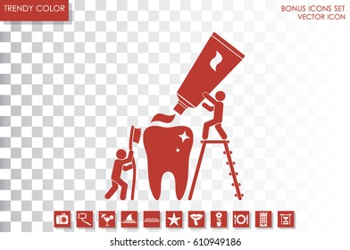 tooth, toothpaste, toothbrush and people.