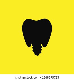 tooth treatment icon vector